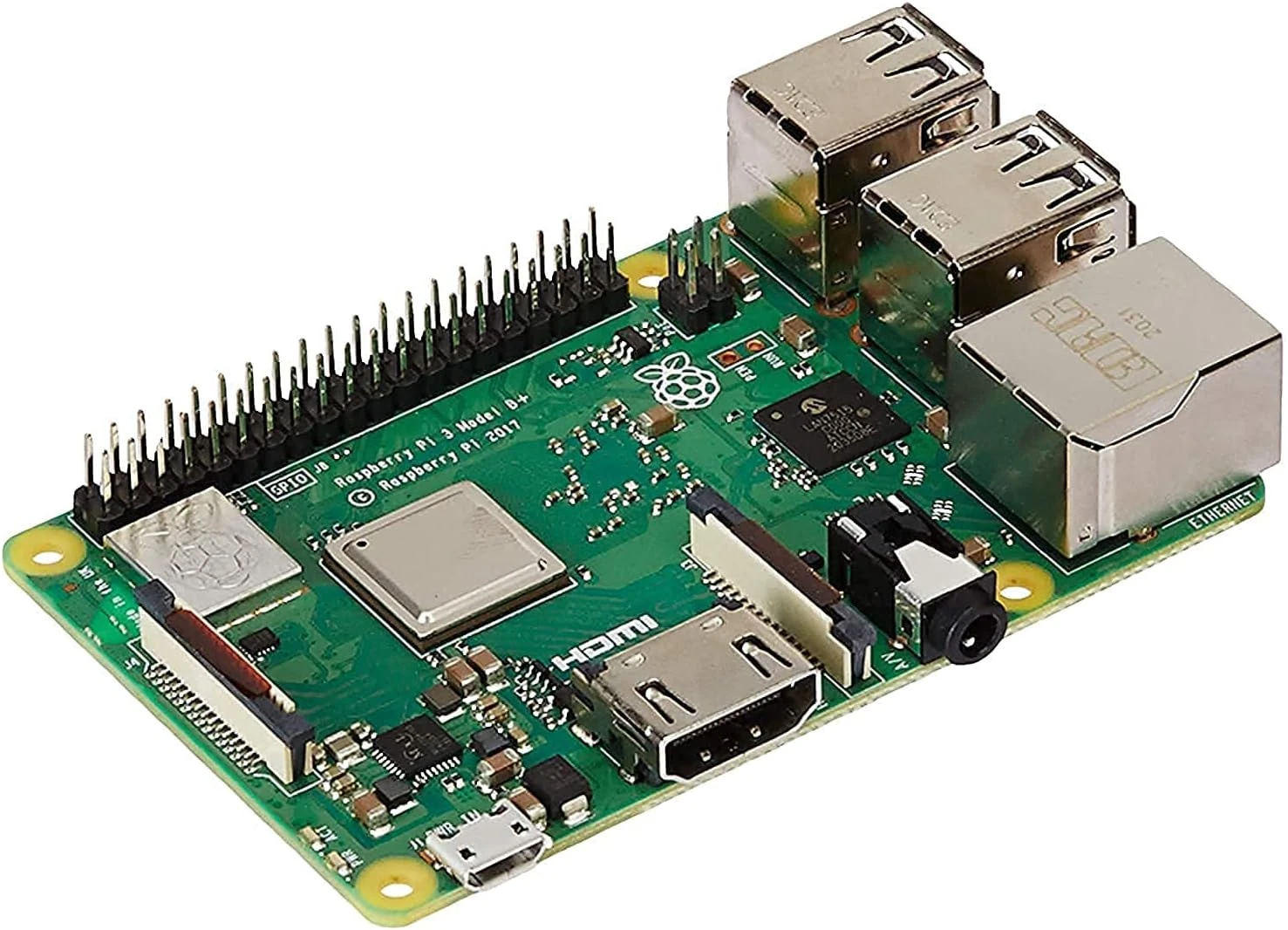 Raspberry Pi 3B+ with ARM Cortex-A7 1.4GHz (Made in UK)