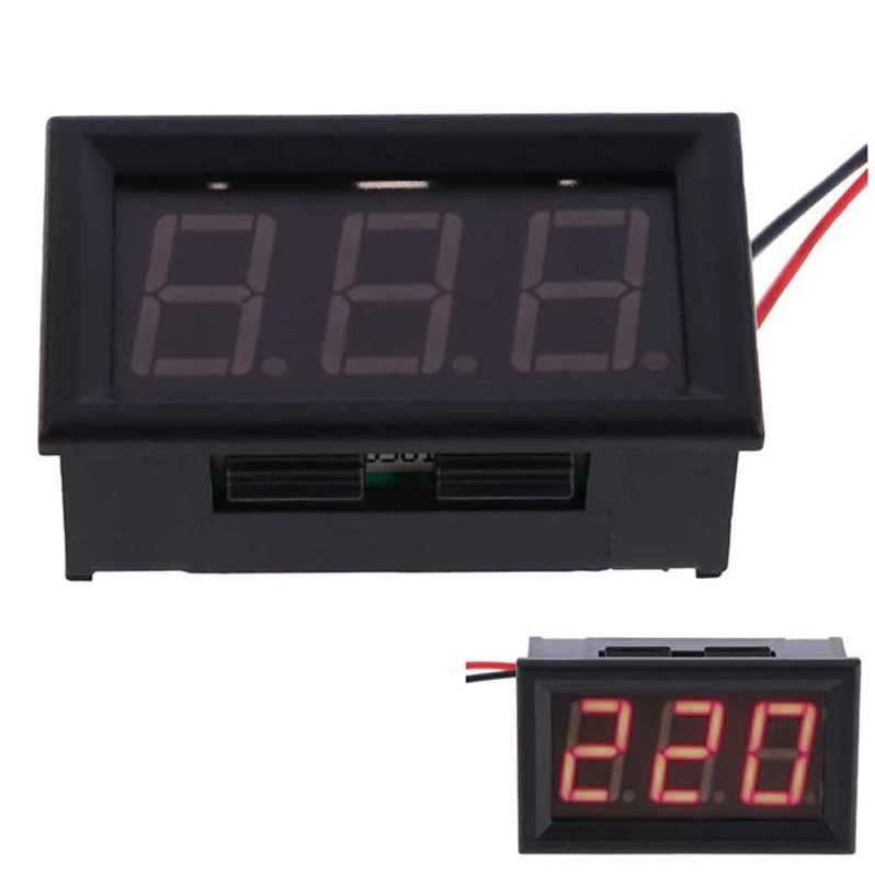 Digital AC Voltmeter Panel