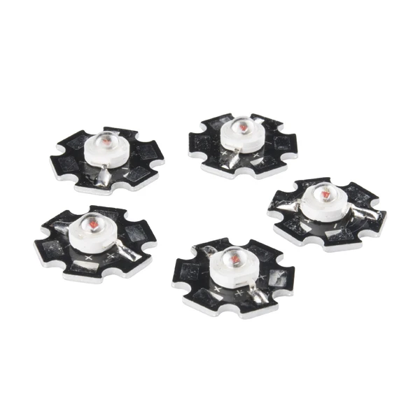 LED 3W Aluminum PCB 5 Pack Blue